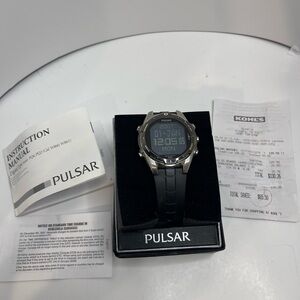 Pulsar Black and Silver Smartwatch new battery